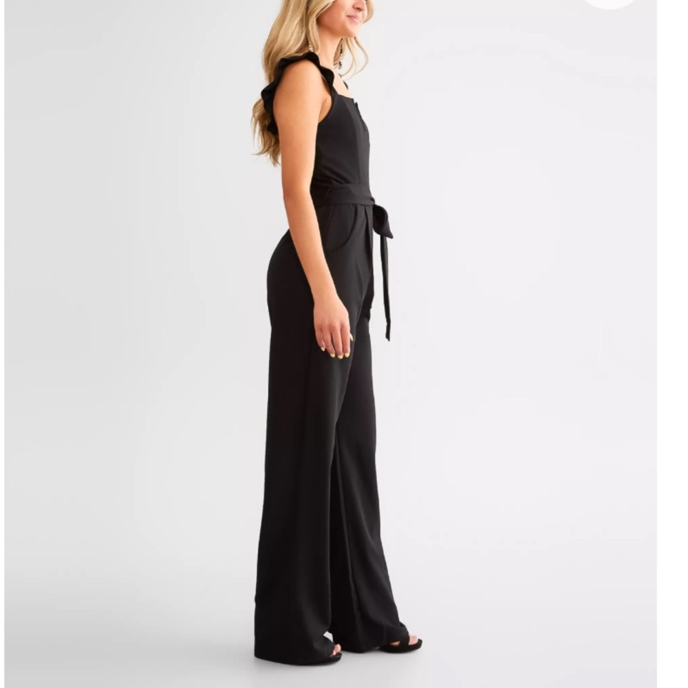 Willow & Root Black V-Wire Jumpsuit – Size XL - Picture 5 of 13